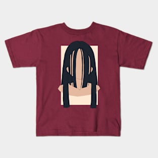 shy girl Kids T-Shirt